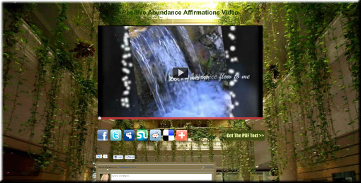 Positive Abundance Affirmations Video